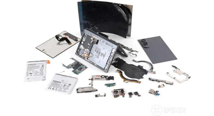 iFixit teardown of the Galaxy Z Fold 8 reveals serious repair issues
