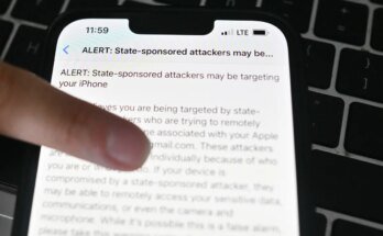 Investigators say an “unprecedented number of Apple users” have received recent spyware alerts