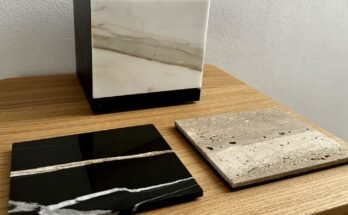 Someone used the same marble that Michelangelo used in his work to create a shiny steam engine surface.