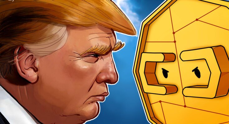 Trump-linked brand tokens claim gold before shrinking