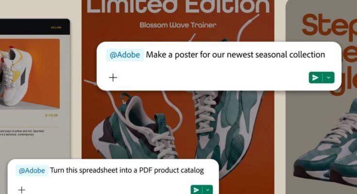 Adobe brings image, video, and PDF creation directly to Slack