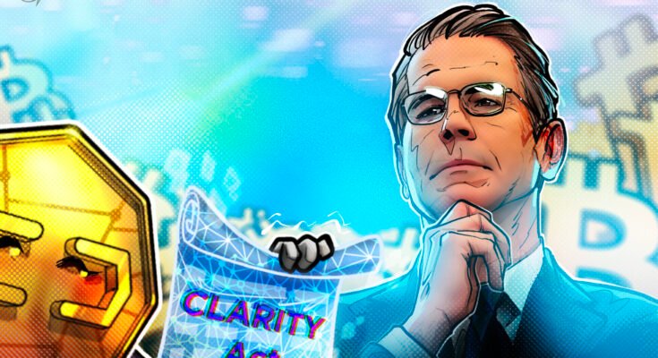 Treasury Secretary Besant called for passage of the Clarity Act after the Senate returns
