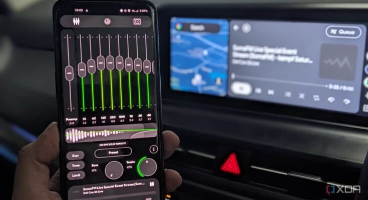 I ditched my car’s basic equalizer for this app and Android Auto and my music sounds completely different